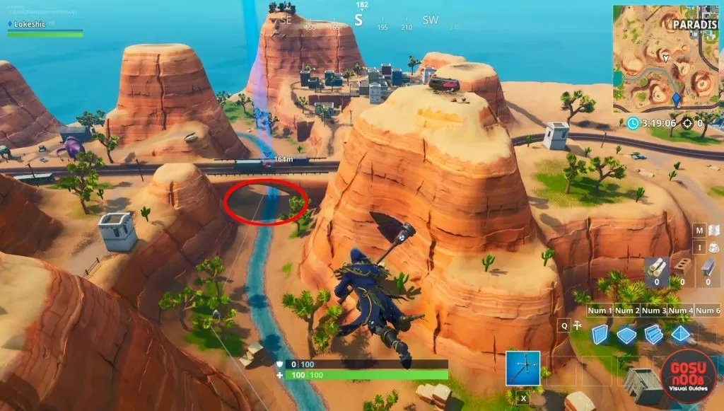 fortnite br jigsaw piece bridge desert