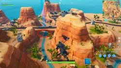 fortnite br jigsaw piece bridge desert