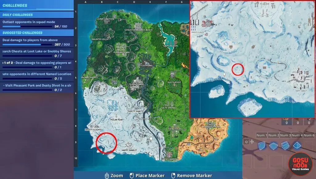 fortnite br jigsaw puzzle piece ice cave