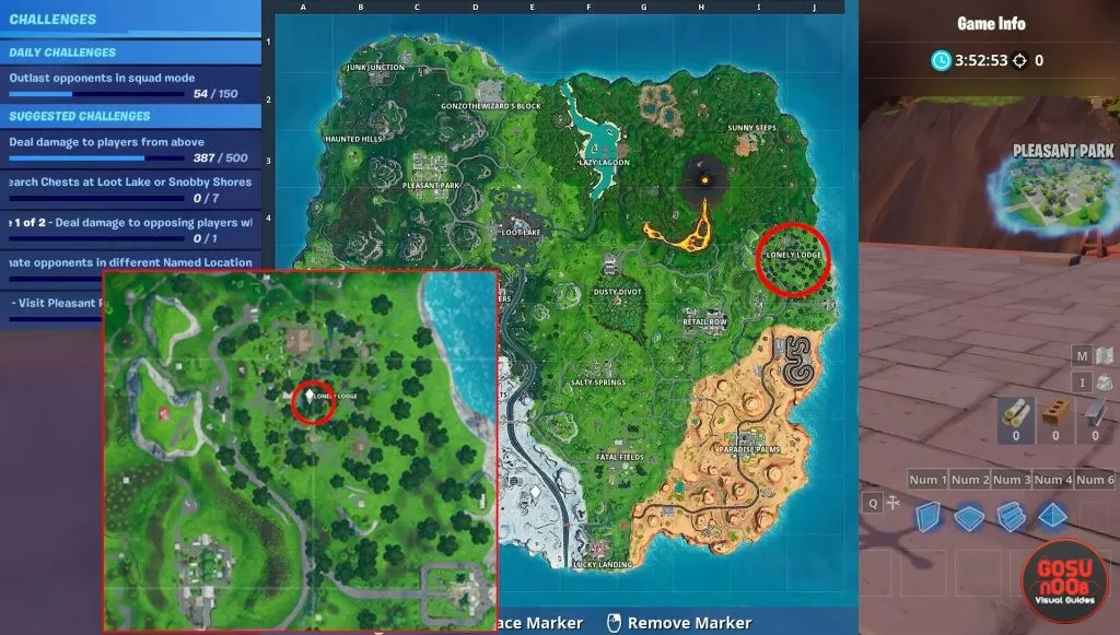 fortnite br puzzle piece location lonely lodge