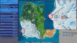 fortnite br search x on treasure map in paradise palms