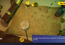 fortnite search where the knife points on treasure map loading screen