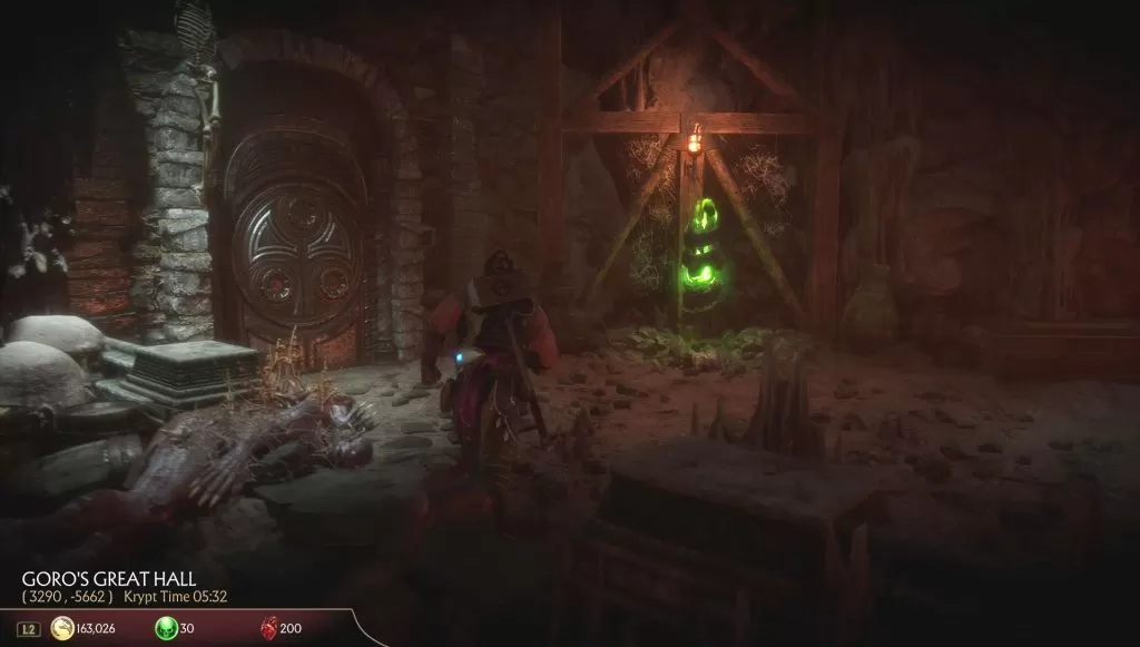 mk11 goro great hall door 3 gems