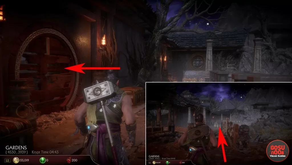 mk11 krypt cracked horn motaro where to find location