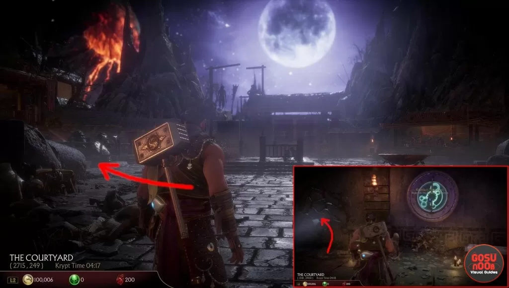 mortal kombat 11 gem of the living location