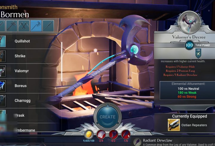 Dauntless How to Craft Radiant Weapon - Before the Dawn Quest