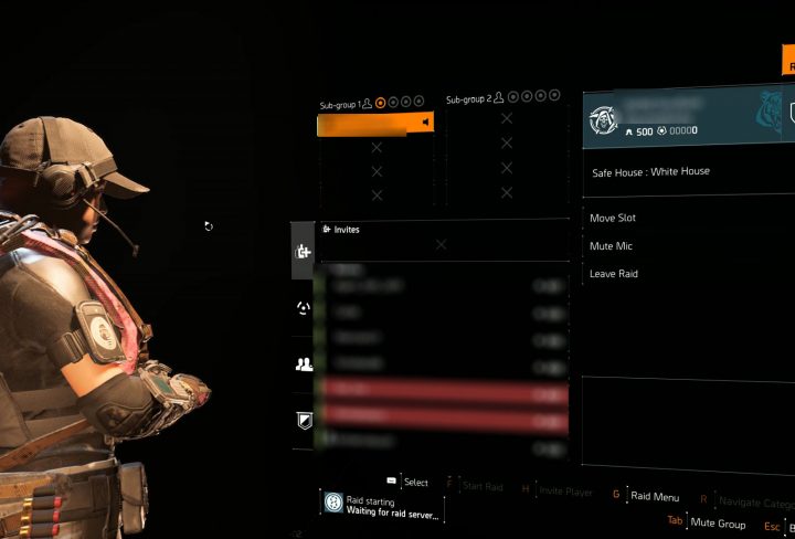Division 2 How to Leave Raid