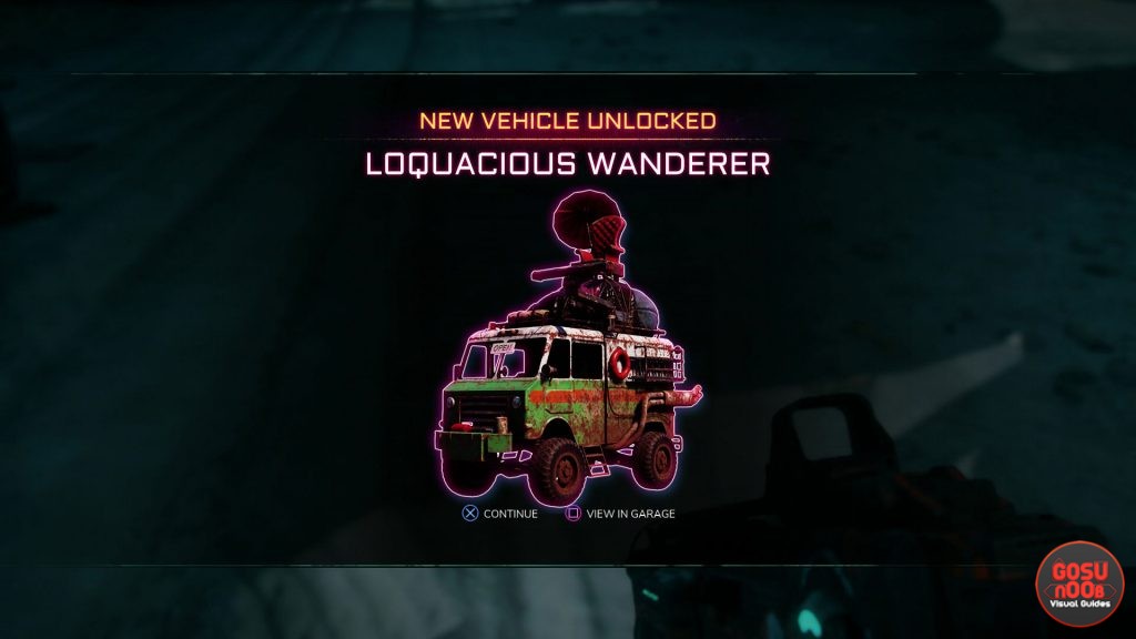 Rage 2 Loquacious Wanderer Vehicle Location - Where to Find 