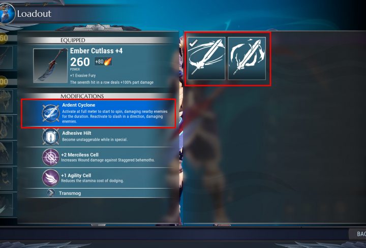 dauntless weapon special skill unlock