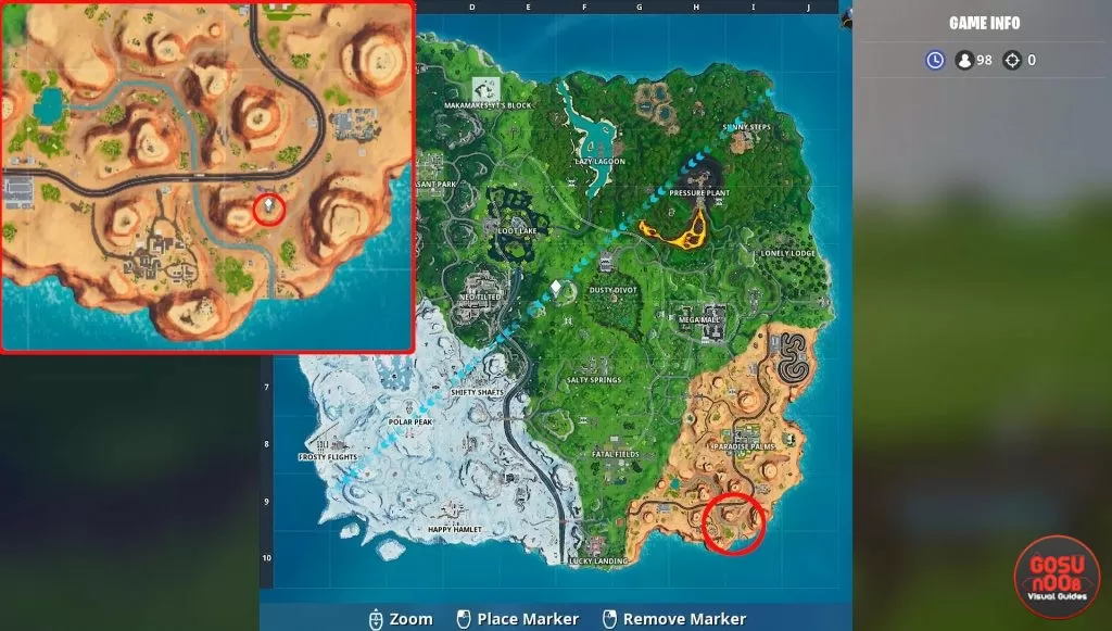 fortnite br fortbyte 13 location screenshot