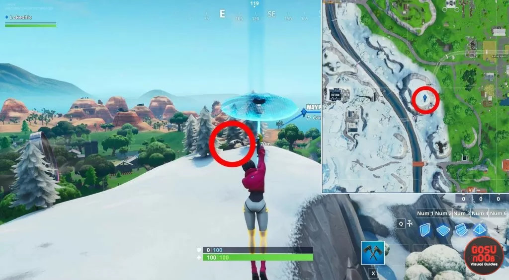 oversized phone location fortnite season 9 weekly challenge