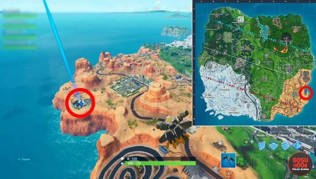 where to find john wick house fortnite season 9