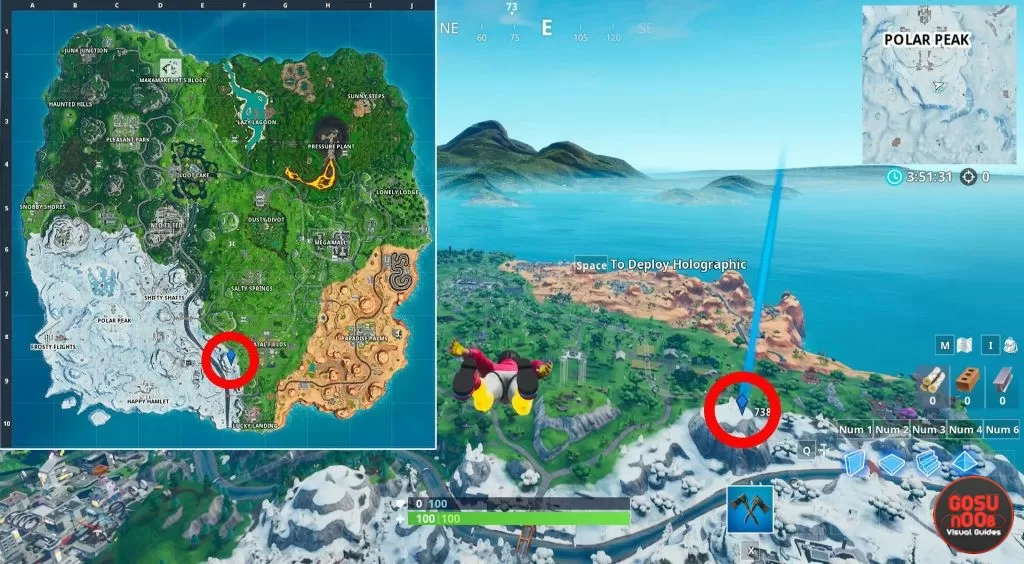 where to find oversized phone fortnite season 9 week 2 challenge