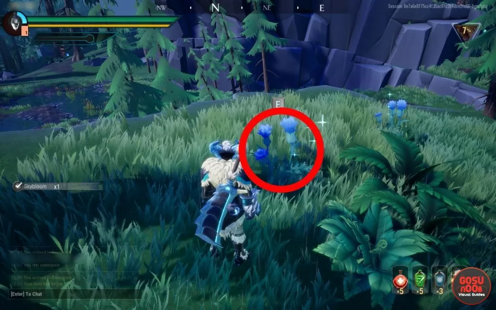 where to find skybloom alchemical romance dauntless quest