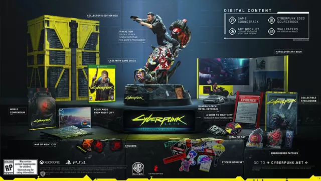 Cyberpunk 2077 Pre-Order Bonuses & Collector's Edition Revealed