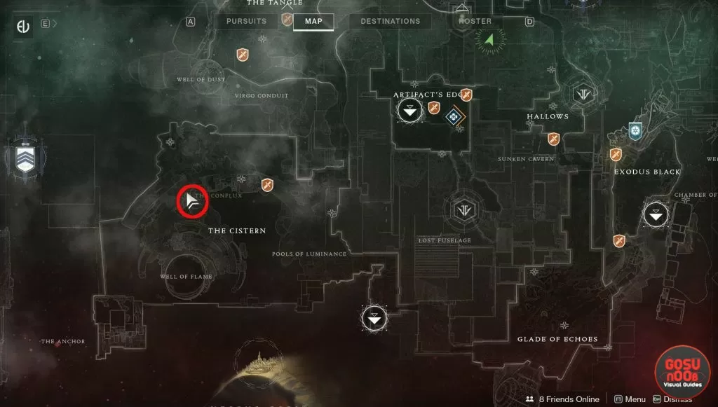 destiny 2 conflux lost sector location