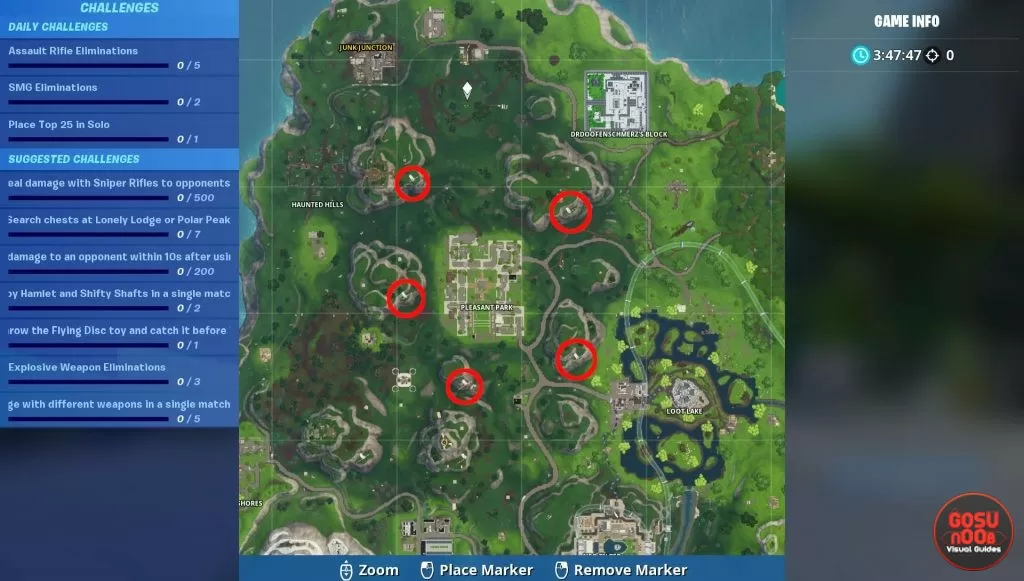 fortnite wind turbines locations