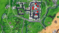 how to get mega mall public service announcement signs fortnite locations