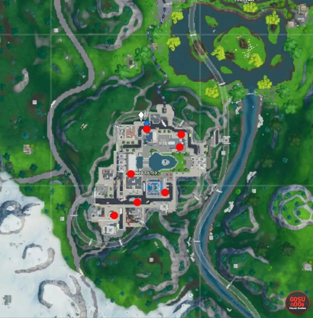 where to find public service announcements fortnite neo tilted locations