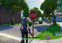 fortnite br destroy stop signs with catalyst outfit
