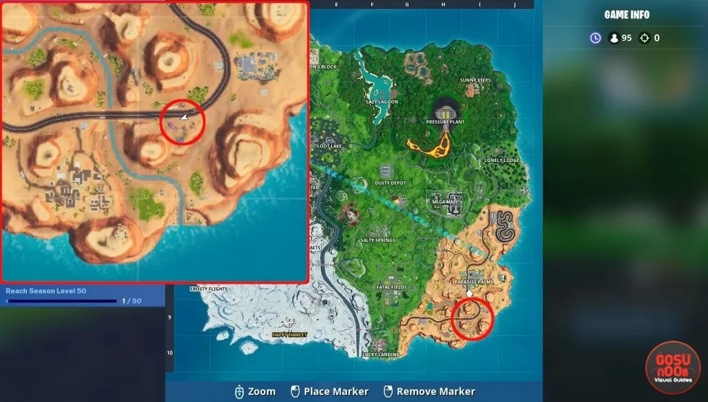 fortnite br dinosaur location