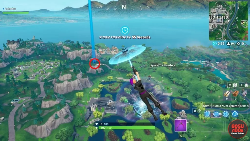 fortnite durr burger head location