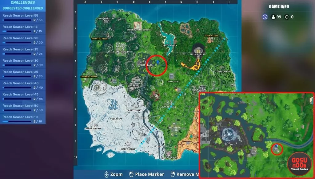 fortnite stone head statue location