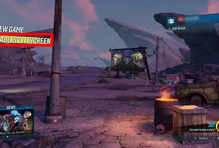 Borderland 3 Vertical Split Screen Problem