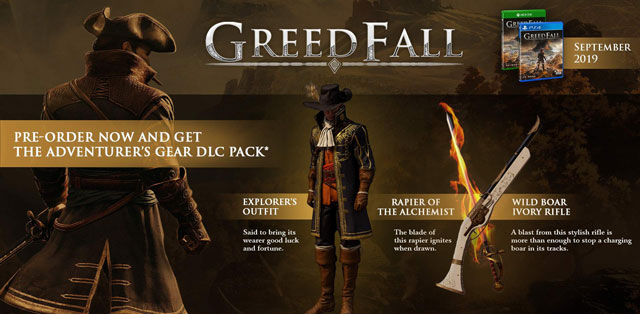 GreedFall Pre-Order Bonus Adventurer's Gear DLC - Where to Find