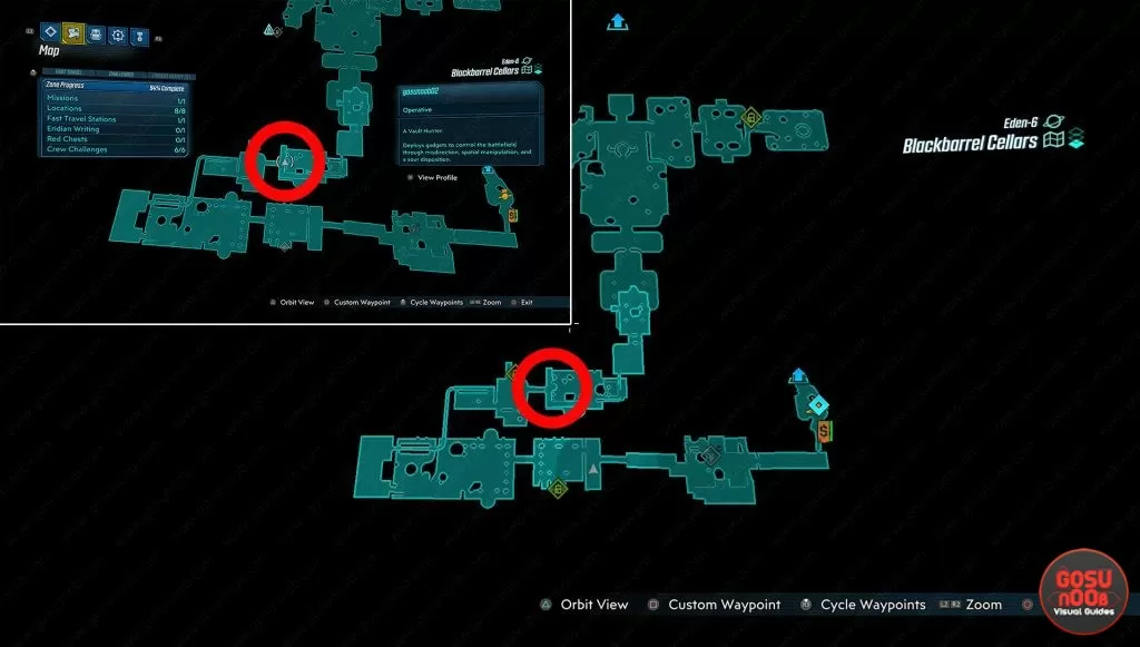 all blackbarrel cellar red chest locations map bl3