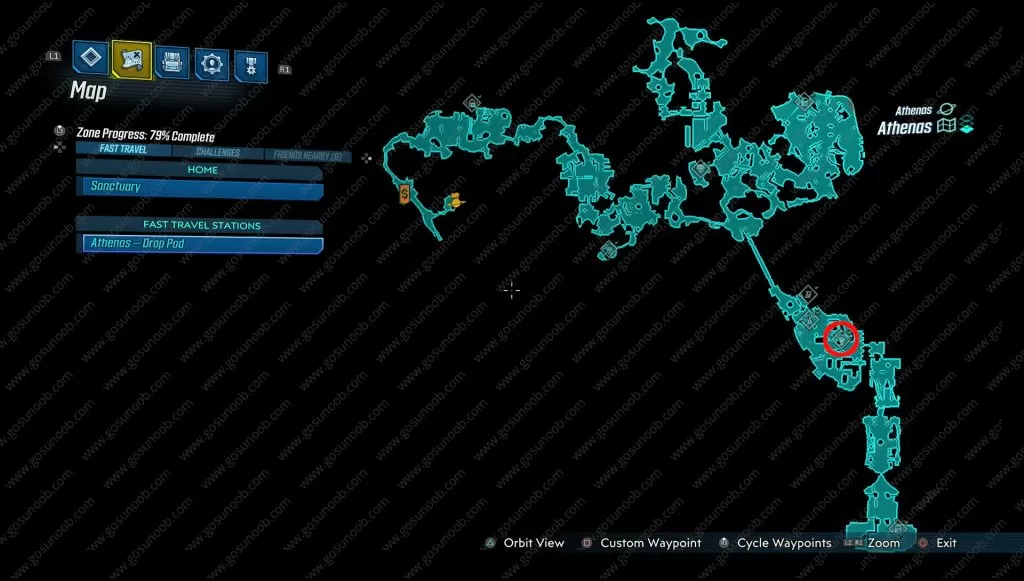 borderlands 3 athenas dead claptrap locations