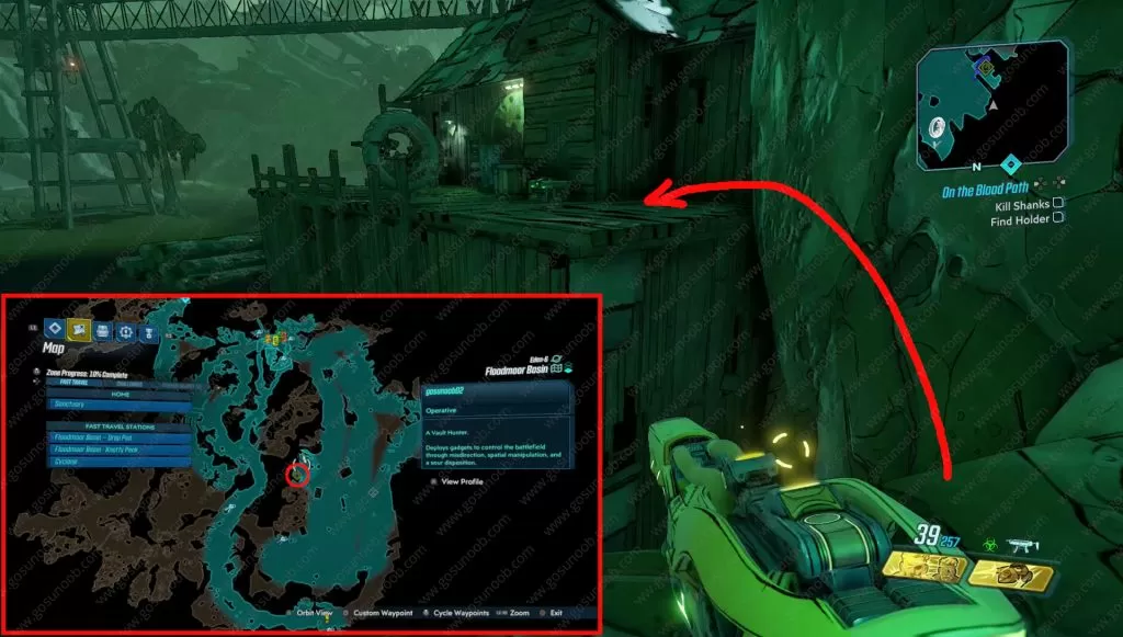 borderlands 3 hijack target floodmoore basin location