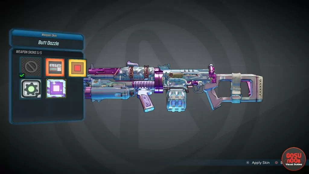 borderlands 3 how to apply weapon skins