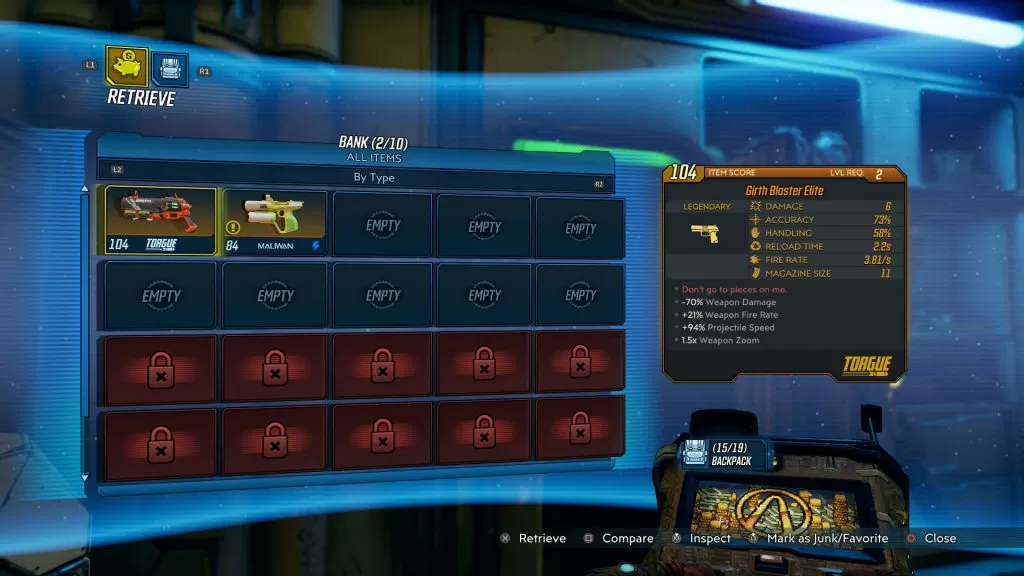 borderlands 3 how to transfer loot between characters