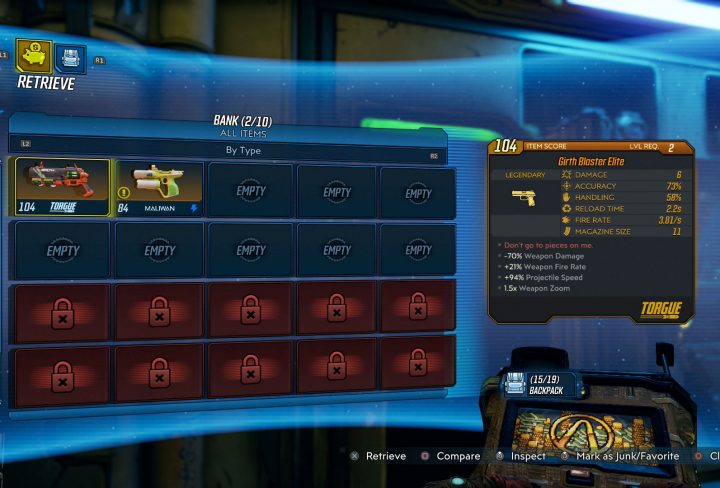 borderlands 3 how to transfer loot between characters