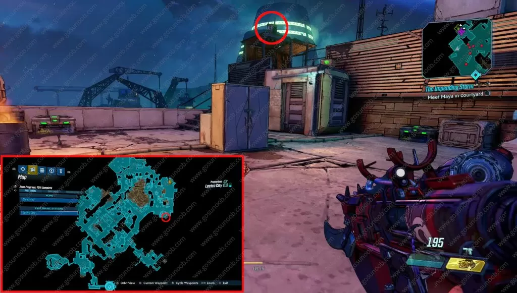 borderlands 3 lectra city dead claptrap locations