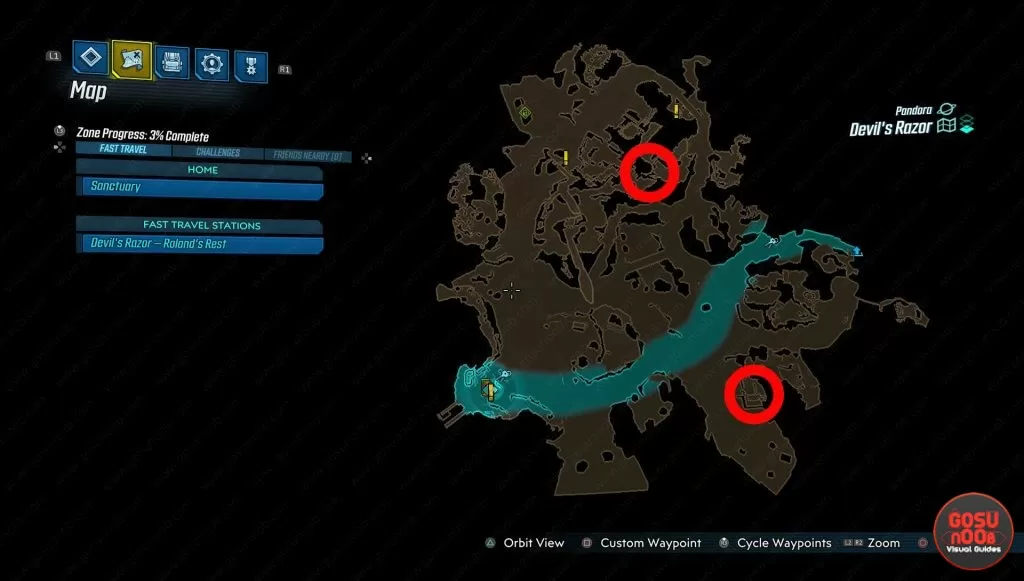 devils razor all red chest locations map borderlands 3