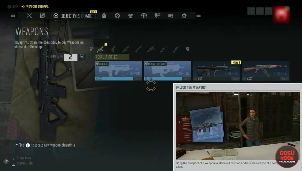 how to craft blueprint weapons ghost recon breakpoint