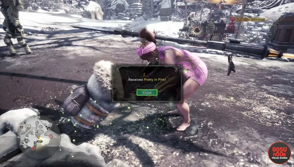 how to get pretty in pink poogie outfit mhw iceborne