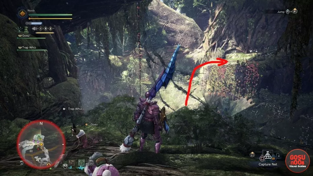 mhw iceborne ancient forest treasure location flowers