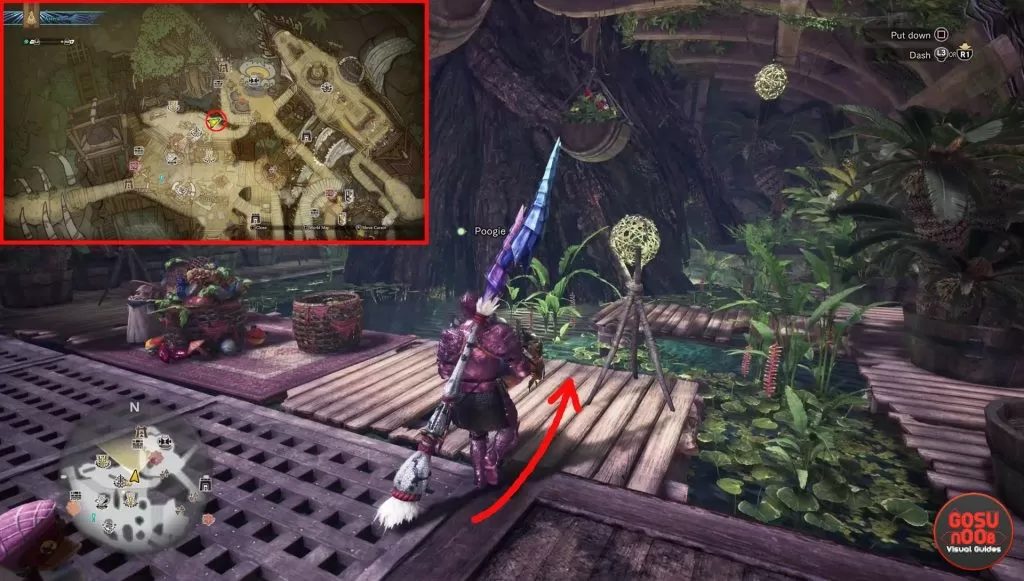 mhw iceborne hog in a frog location