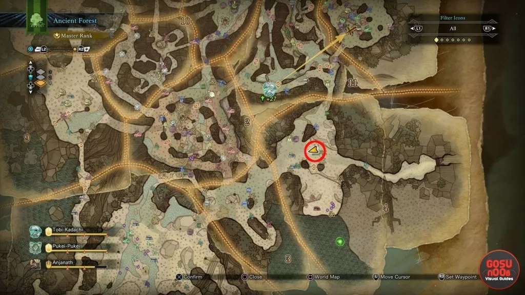 mhw sharing is caring 3 treasure location