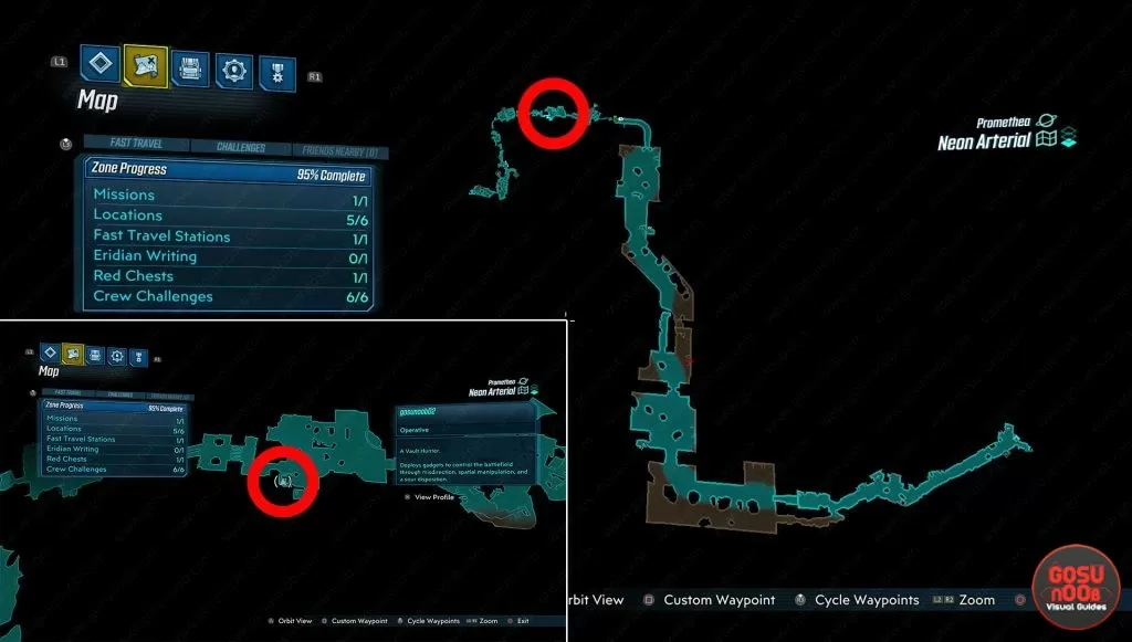 neon arterial red chest locations borderlands 3