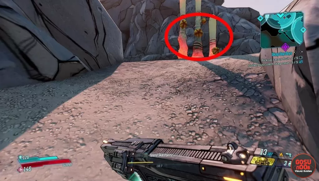 red cactus fruit locations borderlands 3 skag dog days mission