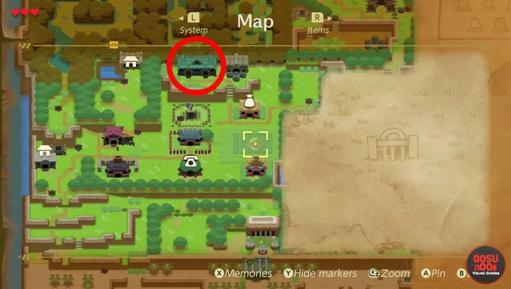 ribbon location how to get zelda links awakening