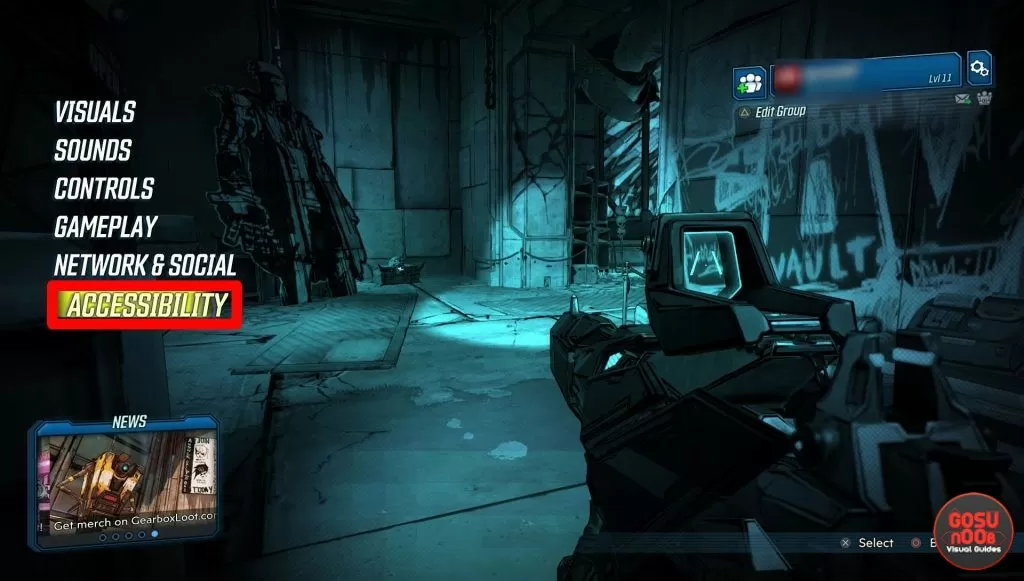 split screen borderlands 3 how to enlarge subtitles