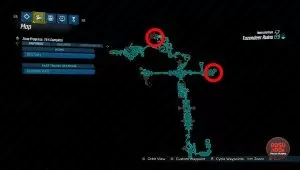 tazendeer ruins red chest locations map borderlands 3