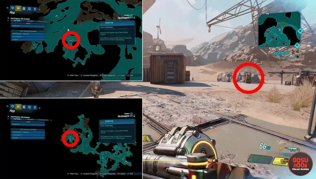 where to find third droughts typhon log borderlands 3