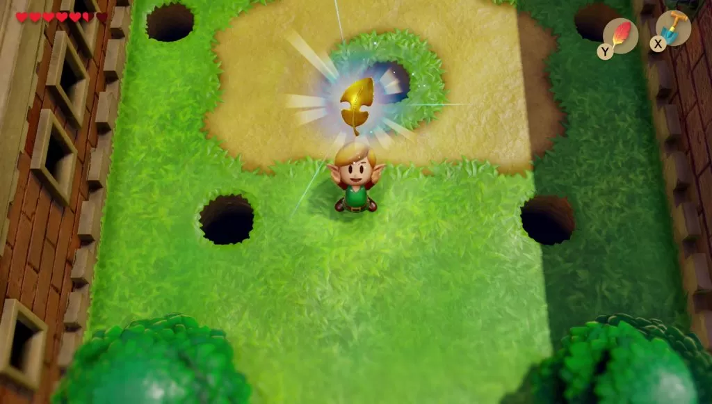 zelda link's awakening golden leaf locations