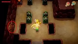 zelda link's awakening how to destroy cracked walls